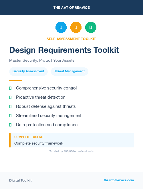 Design Requirements Toolkit