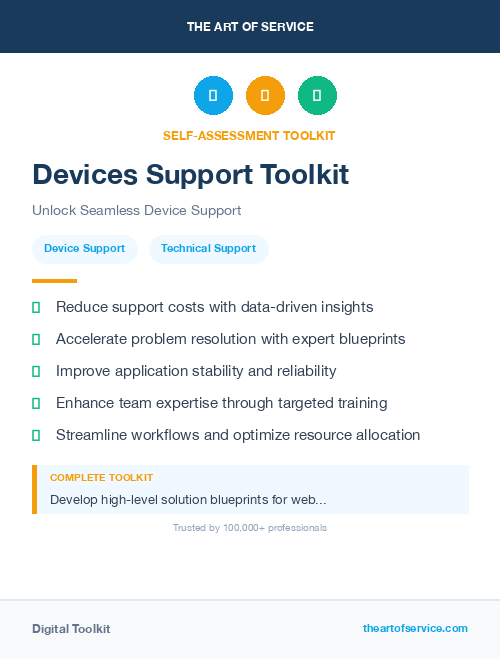 Devices Support Toolkit