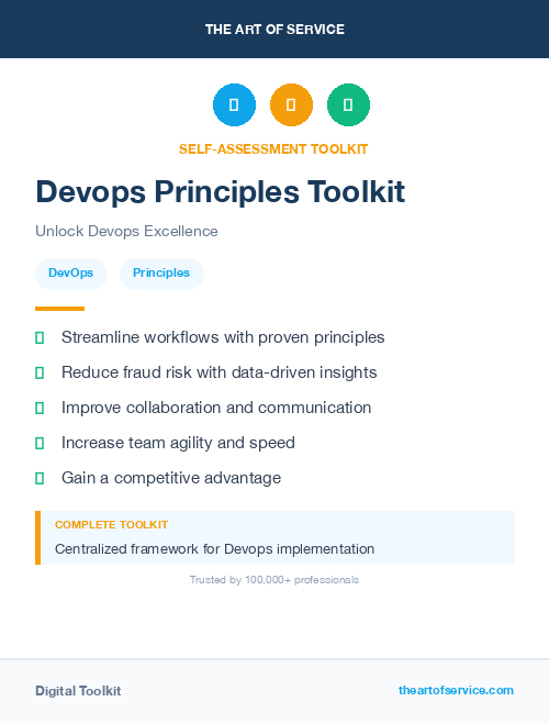 Devops Principles Toolkit
