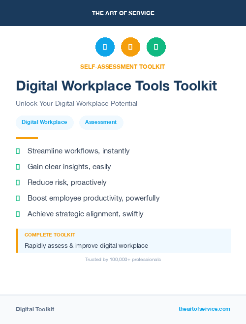 Digital Workplace Tools Toolkit