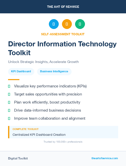 Director Information Technology Toolkit