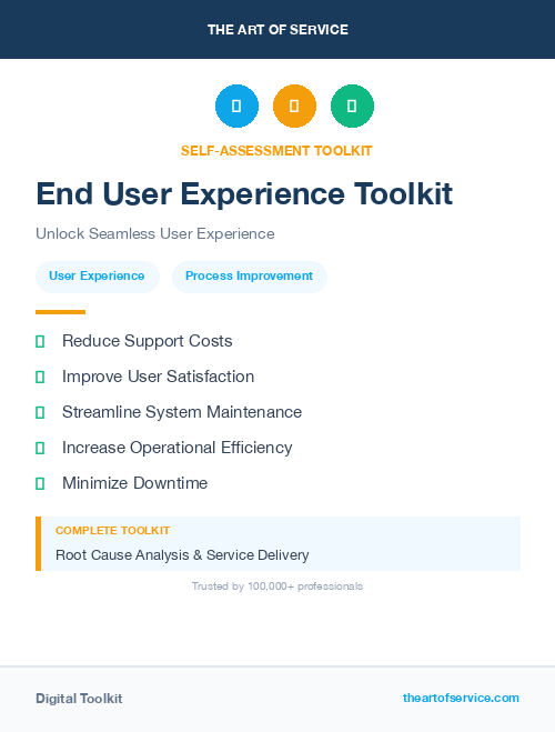 End User Experience Toolkit