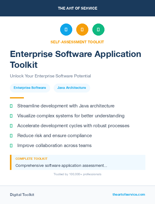 Enterprise Software Application Toolkit