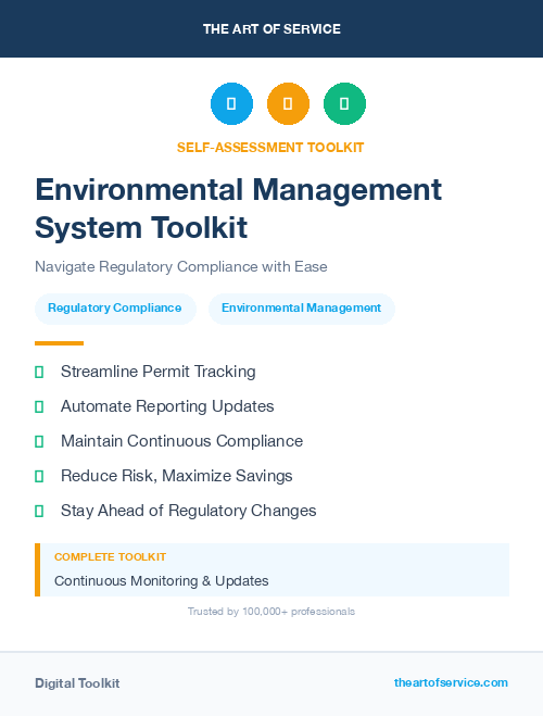 Environmental Management System Toolkit