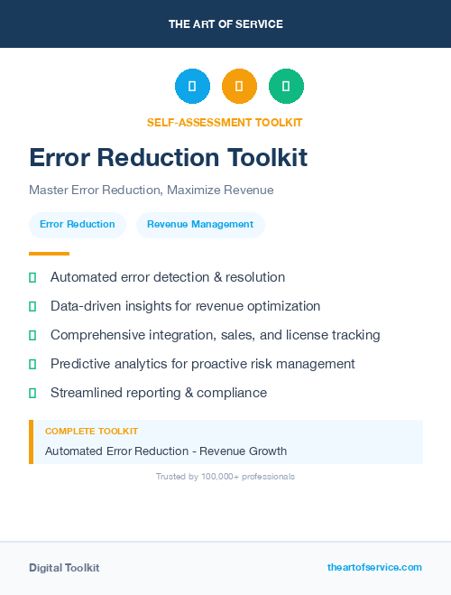 Error Reduction Toolkit