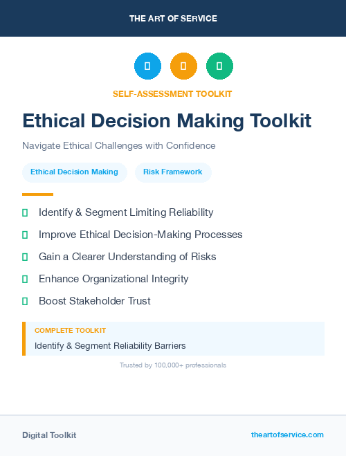 Ethical Decision Making Toolkit
