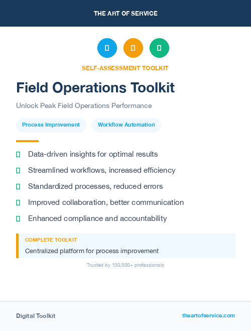 Field Operations Toolkit