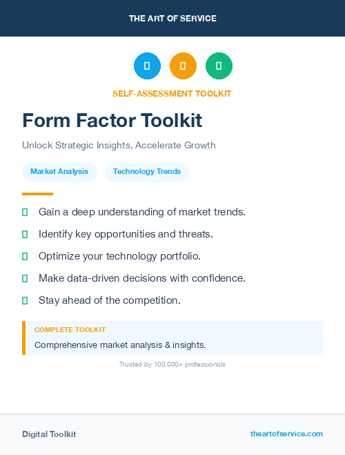 Form Factor Toolkit