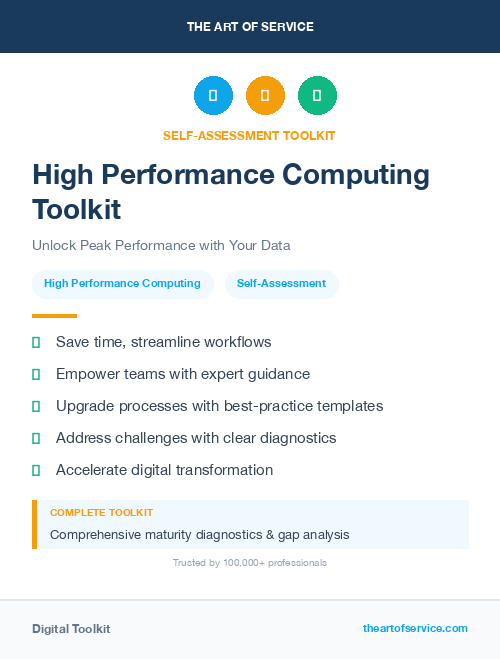 High Performance Computing Toolkit