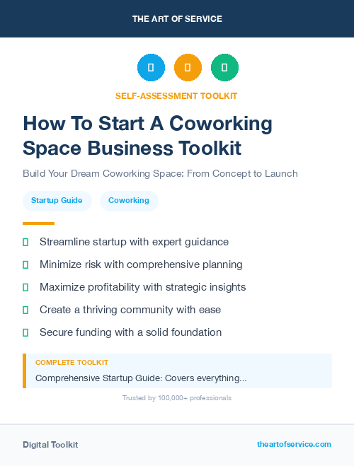 How To Start A Coworking Space Business Toolkit