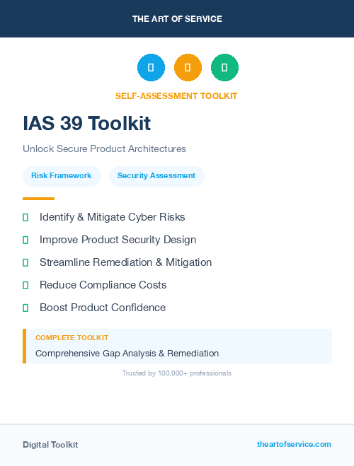 IAS 39 Toolkit