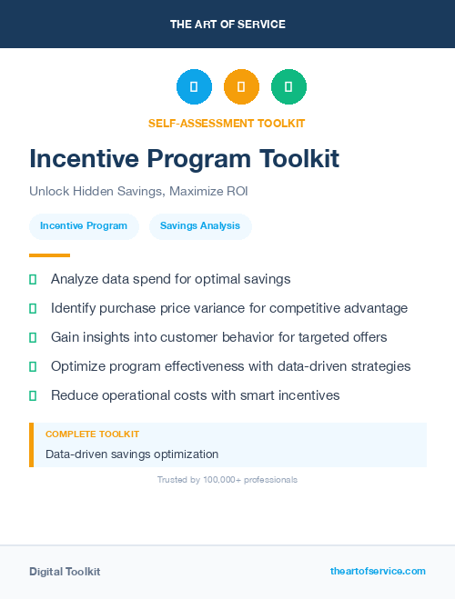Incentive Program Toolkit