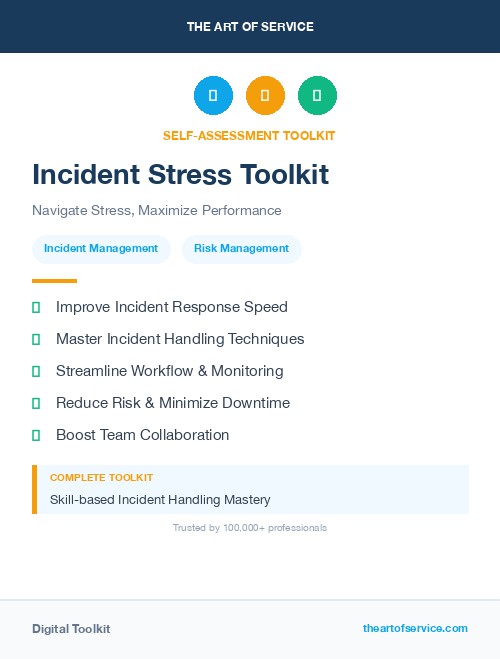 Incident Stress Toolkit