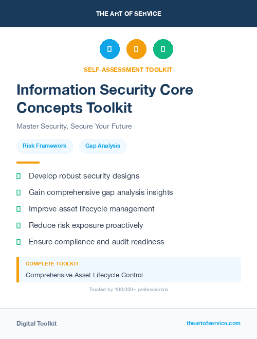 Information Security Core Concepts Toolkit