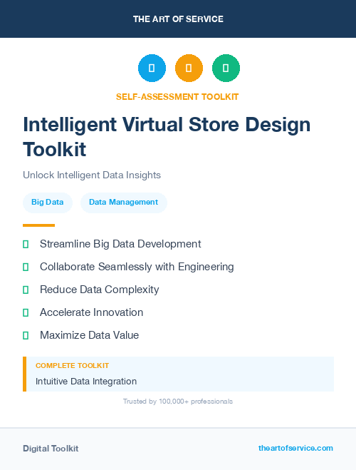 Intelligent Virtual Store Design Toolkit