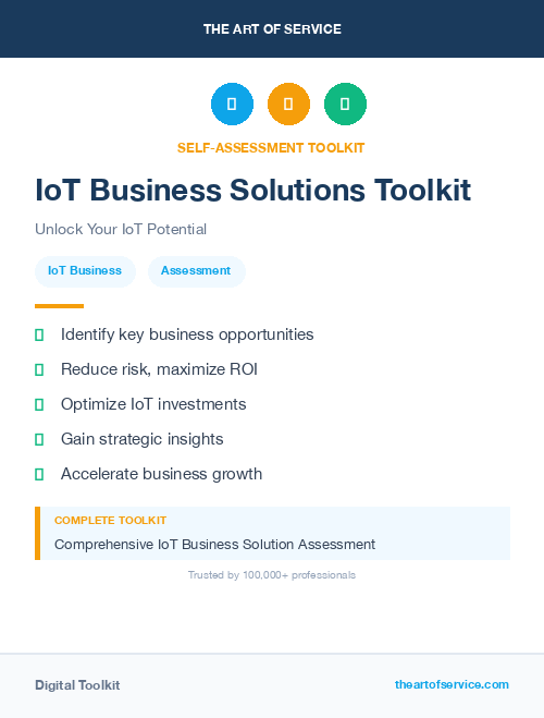 IoT Business Solutions Toolkit