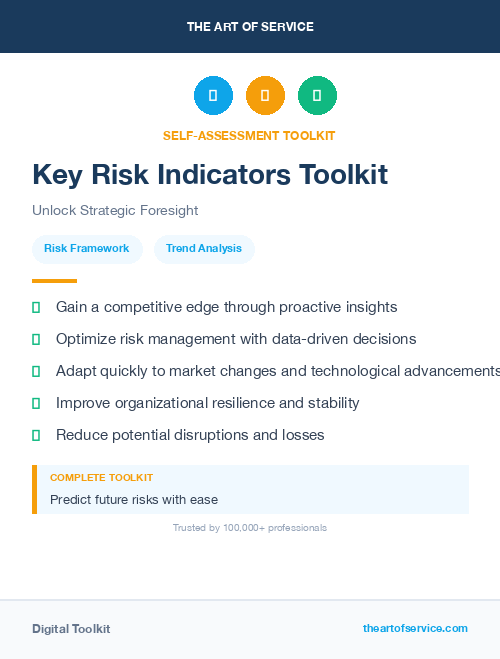 Key Risk Indicators Toolkit