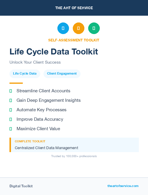 Life Cycle Data Toolkit