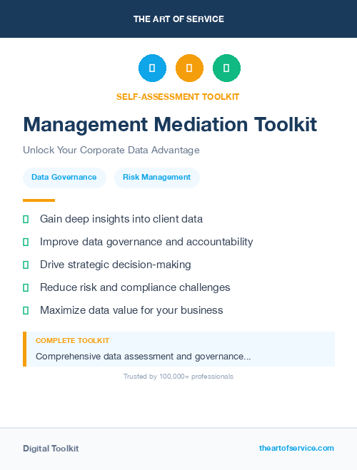 Management Mediation Toolkit