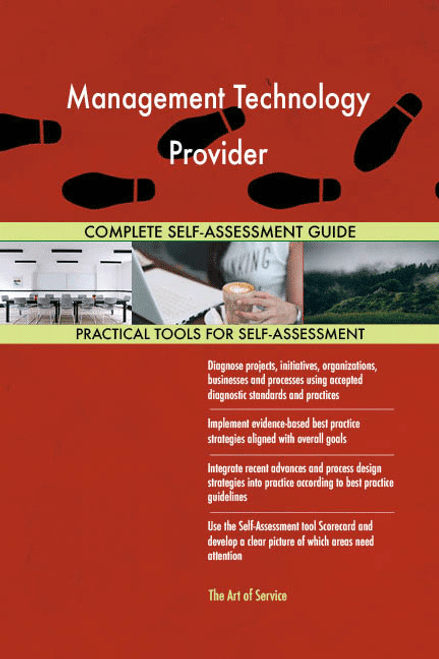 Management Technology Provider Toolkit Management Technology Provider Toolkit