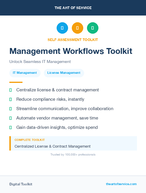 Management Workflows Toolkit