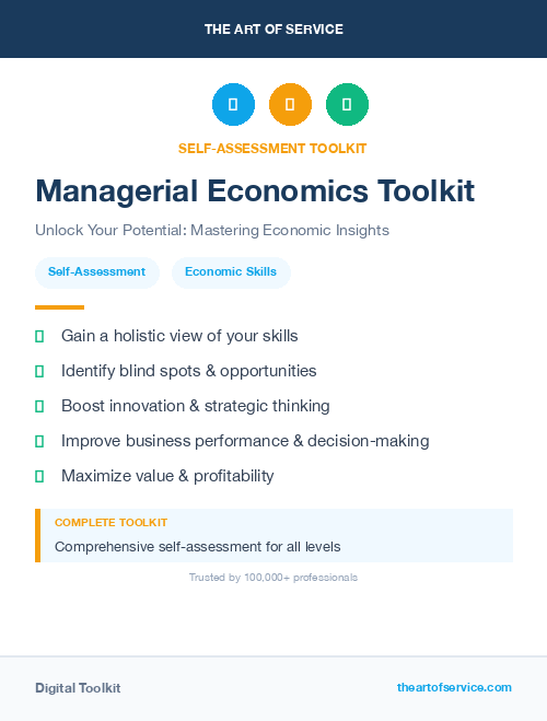 Managerial Economics Toolkit
