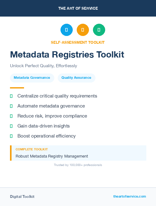 Metadata Registries Toolkit