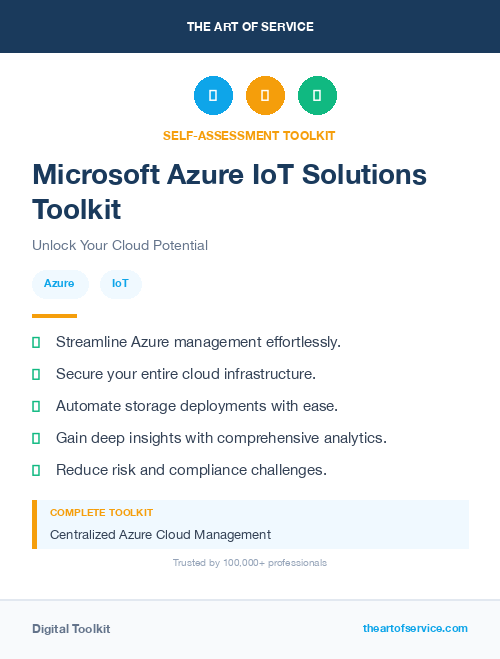 Microsoft Azure IoT Solutions Toolkit