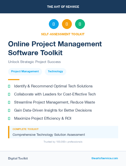 Online Project Management Software Toolkit