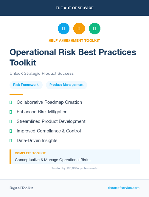 Operational Risk Best Practices Toolkit