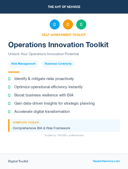 Operations Innovation Toolkit