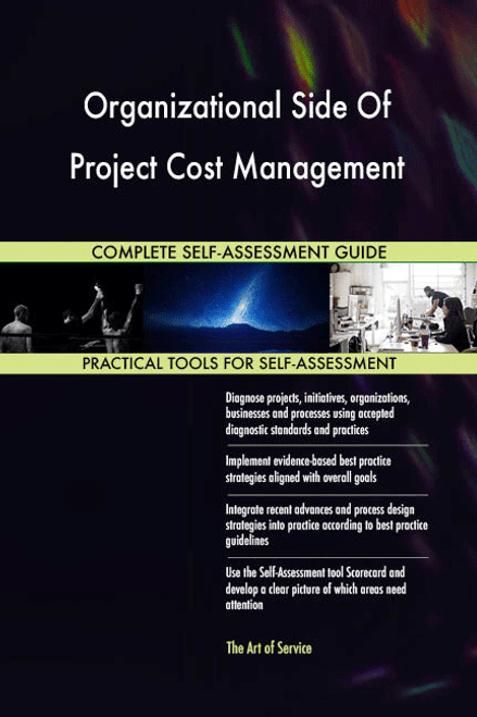 Organizational Side Of Project Cost Management Toolkit