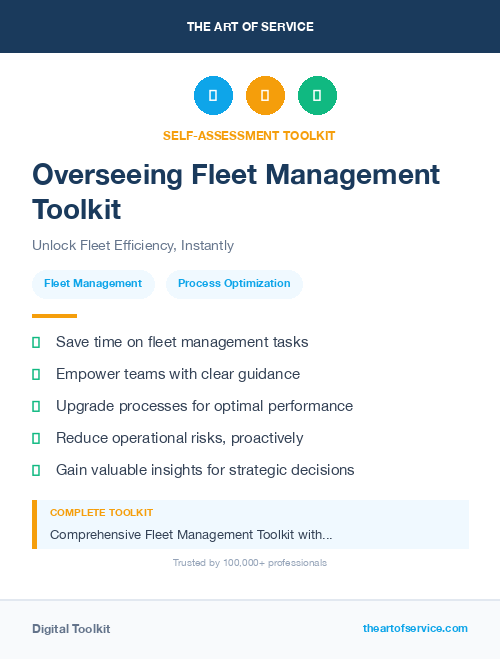 Overseeing Fleet Management Toolkit