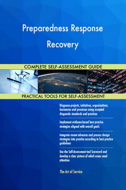 Preparedness Response Recovery Toolkit