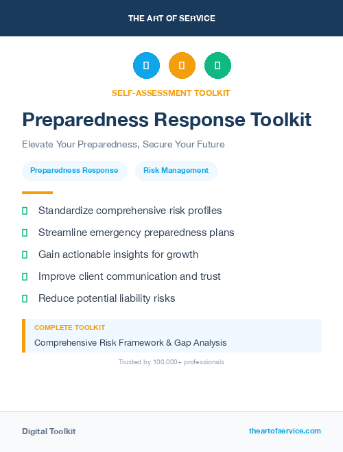 Preparedness Response Toolkit
