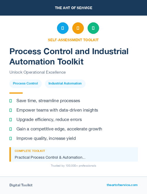 Process Control and Industrial Automation Toolkit