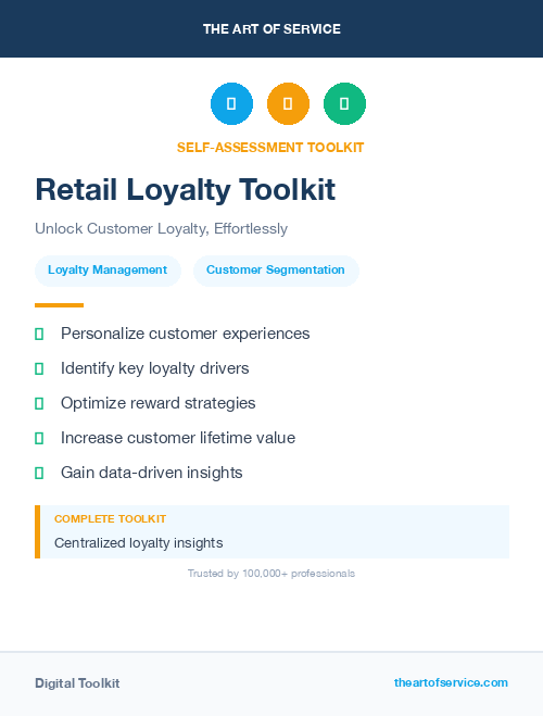 Retail Loyalty Toolkit
