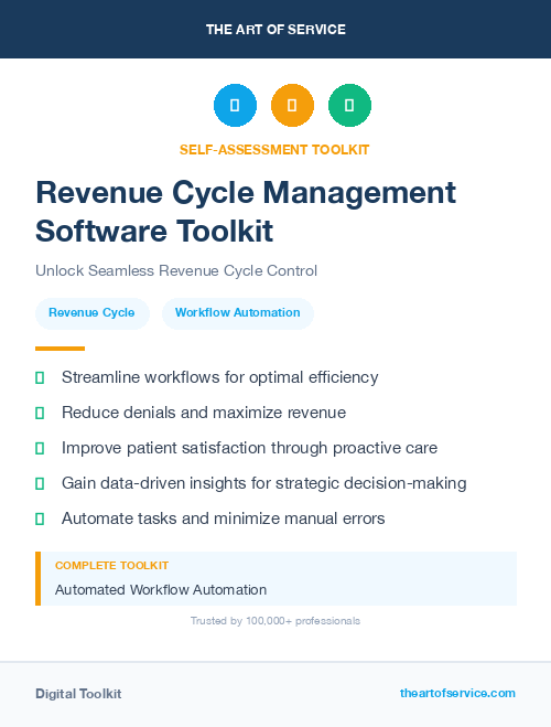 Revenue Cycle Management Software Toolkit