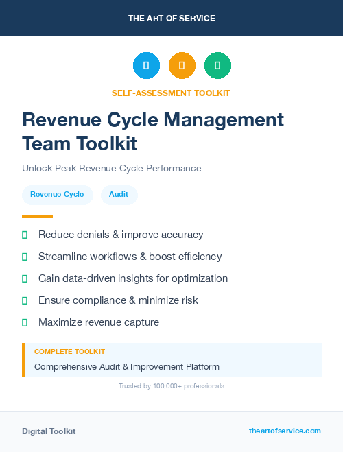 Revenue Cycle Management Team Toolkit