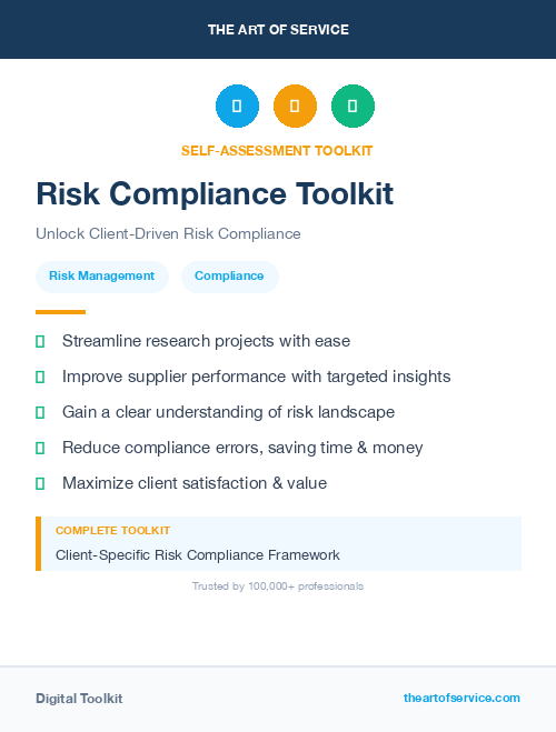Risk Compliance Toolkit