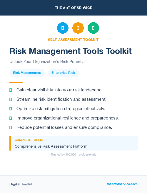Risk Management Tools Toolkit