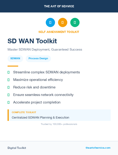 SD WAN Toolkit