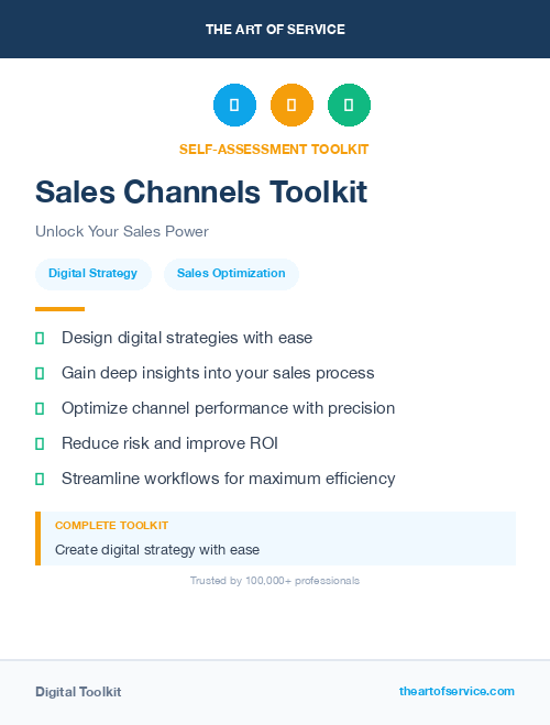 Sales Channels Toolkit