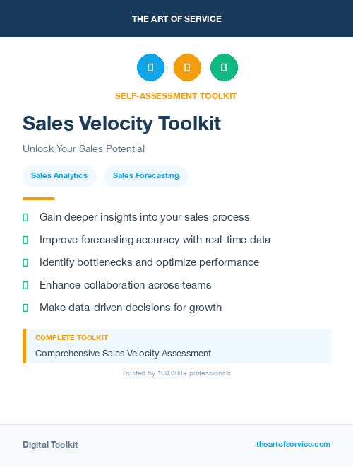 Sales Velocity Toolkit