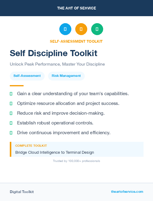 Self Discipline Toolkit