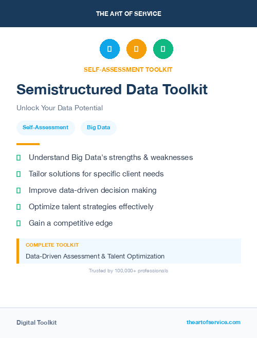 Semistructured Data Toolkit