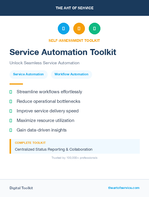 Service Automation Toolkit