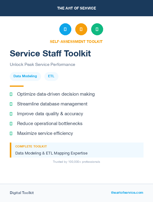 Service Staff Toolkit