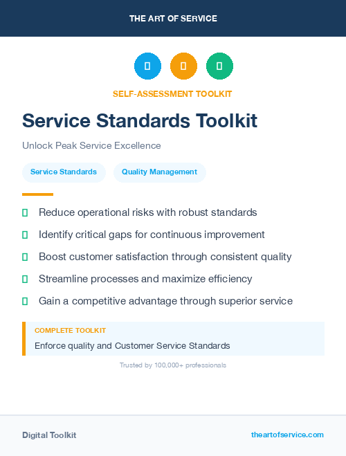 Service Standards Toolkit