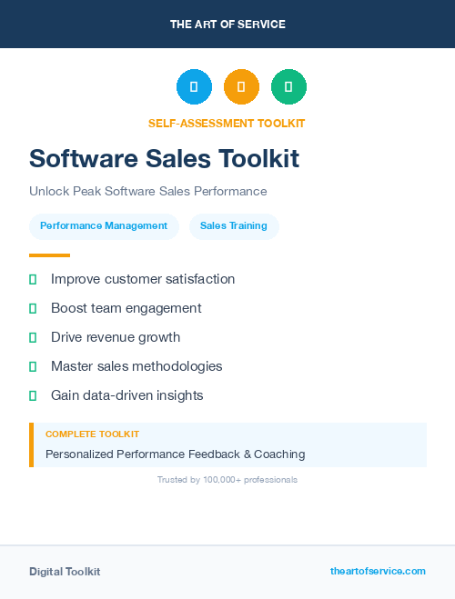 Software Sales Toolkit